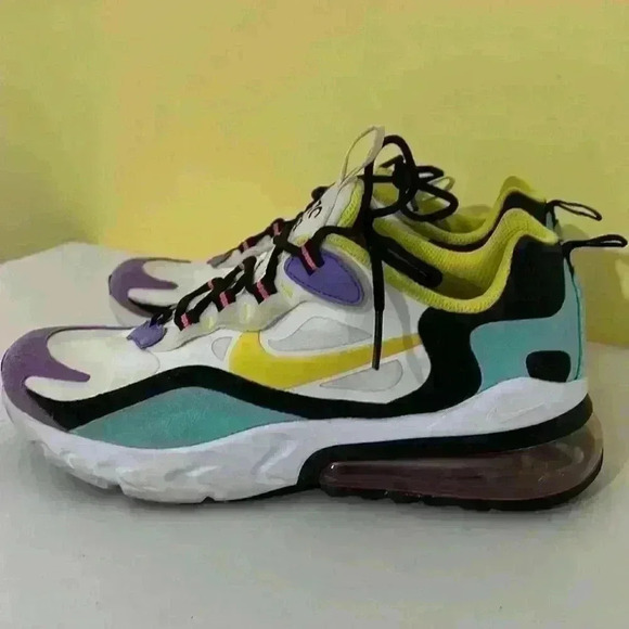 Nike Air Max 270 React Geometric Abstract 5Y - Picture 5 of 11